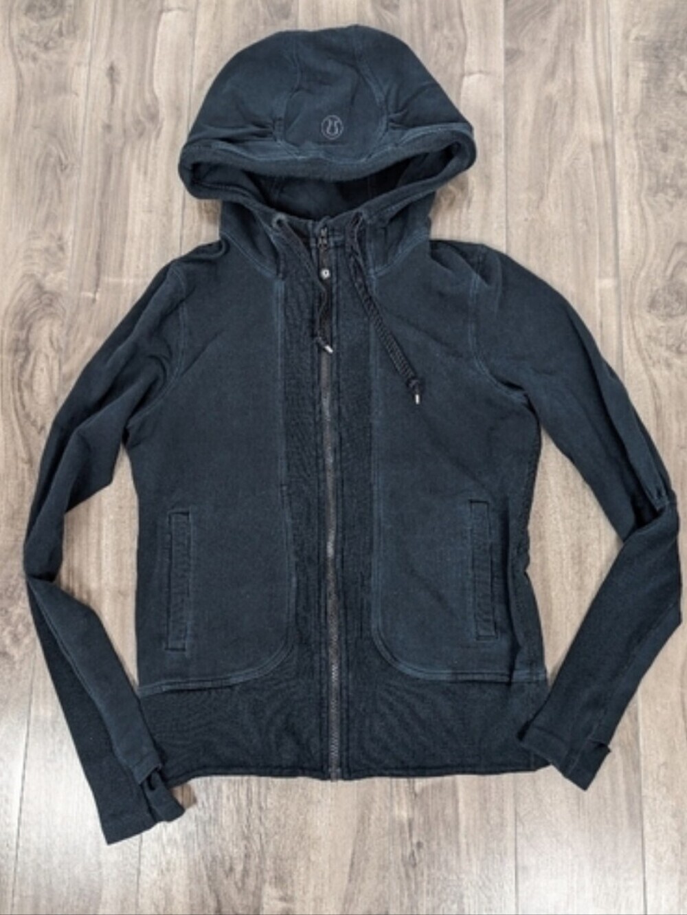 Lululemon Black Zip-Up Hoodie Size 8